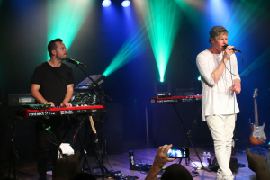 Rufus Du Sol performing at Mezzanine SF