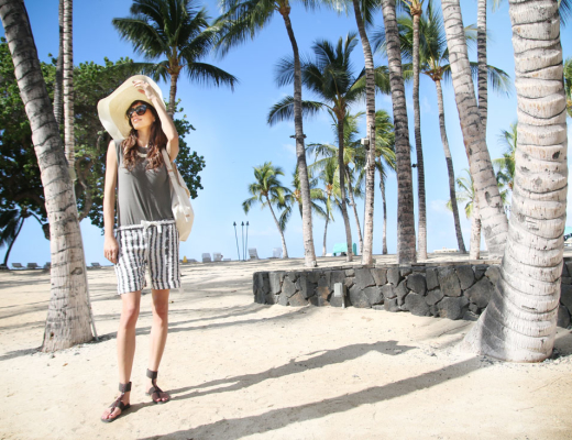kendall chase of chasing kendall in hawaii resort wear