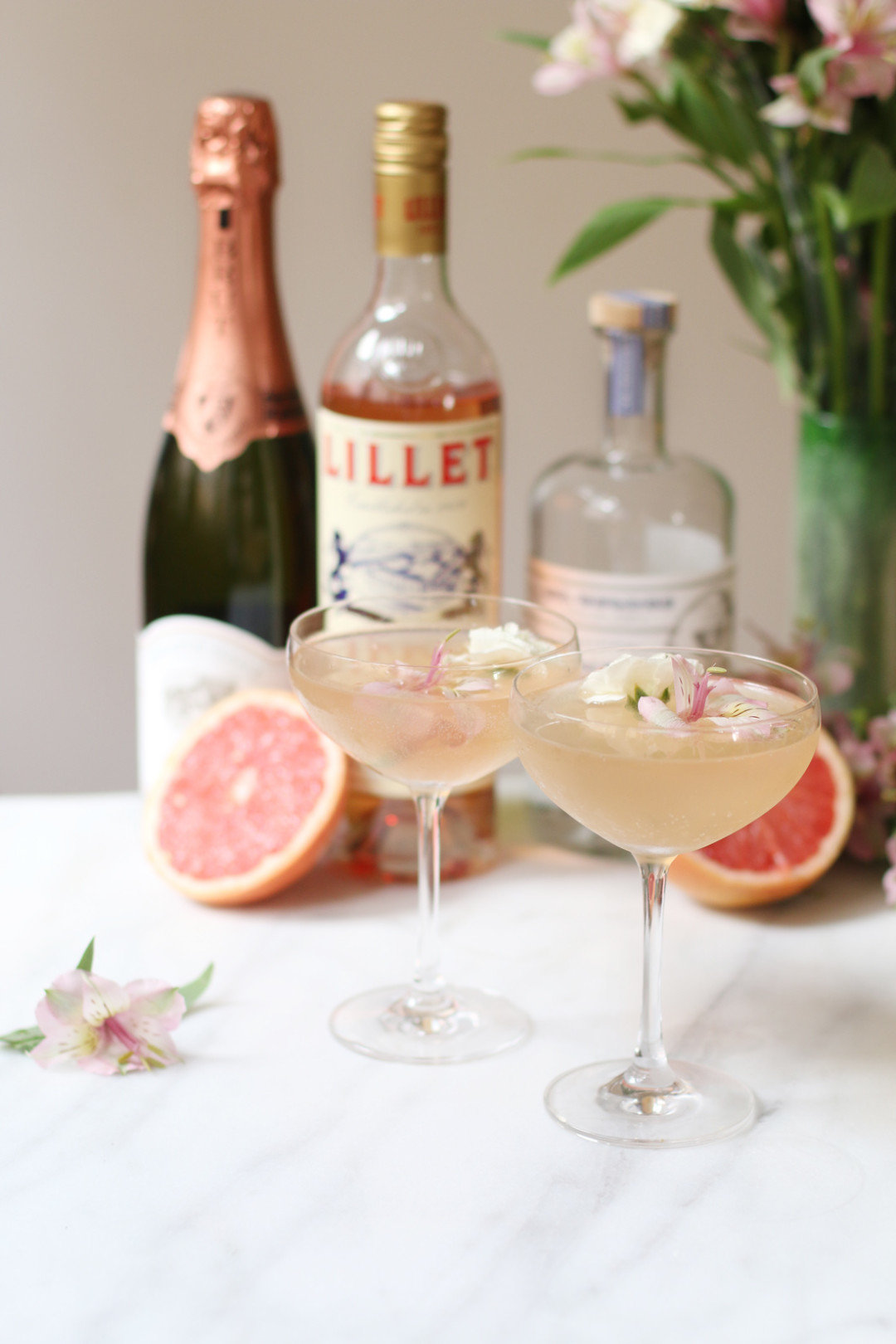 Lillet Rose - Easy Spring Cocktail Recipe