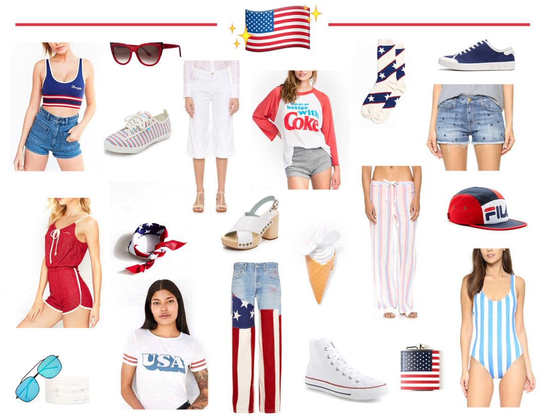 American Swag - Trendy Red White and Blue Clothing